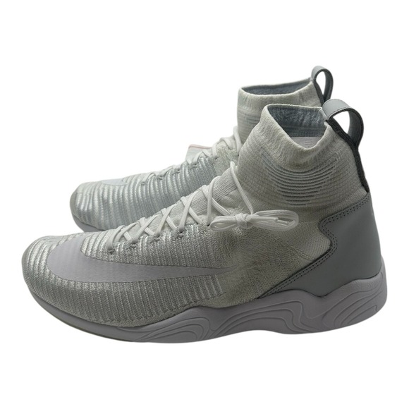 Nike Zoom Mercurial XI FK Basketball Shoes Mens 11.5 White Wolf Grey‎ Sneakers - Picture 6 of 10